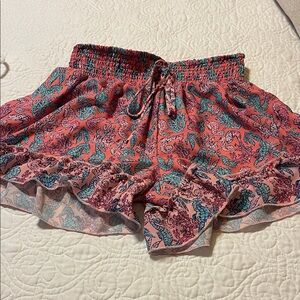 Simply Southern Pink and Blue Pajama Shorts